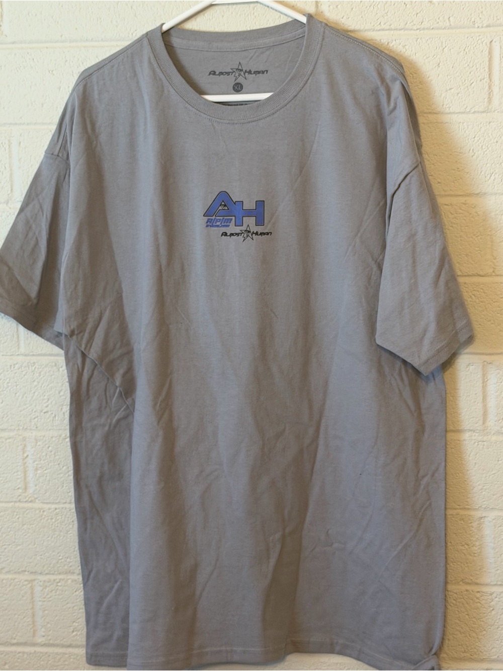 Almost Human "1987 RPM Overlord" Graphic Tee - Gray - Men's XL